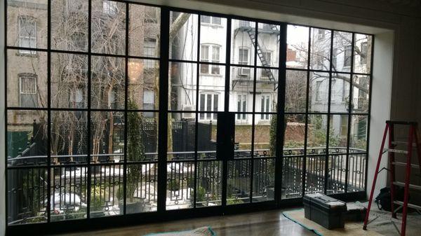 Custom Steel doors and sidelights