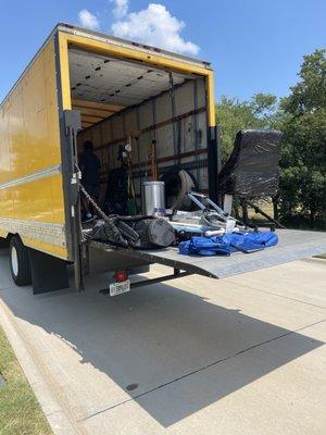 Truck move out