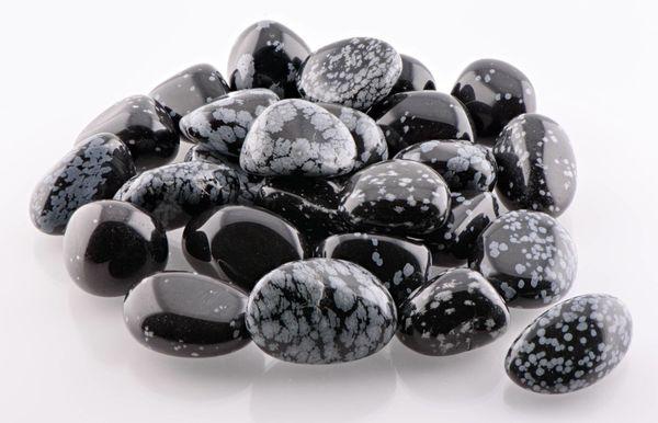 This is snowflake obsidian. (Not black obsidian)