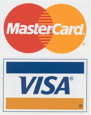 CREDIT CARDS ACCEPTABLE