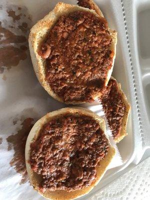 Pizza burgers