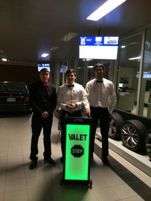 Valet Parking at a Private Event