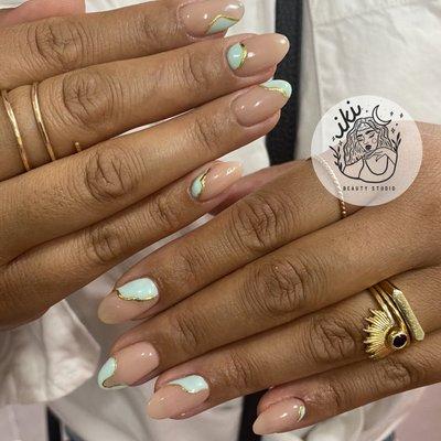 Gel polish + nail art