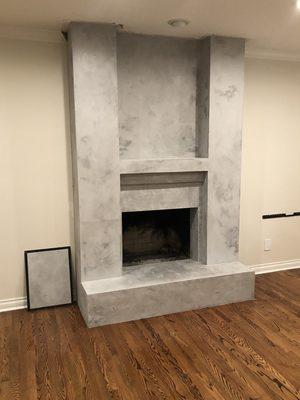 Fireplace finished