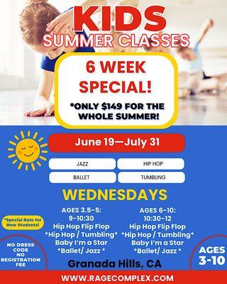 6 Week Summer Special!