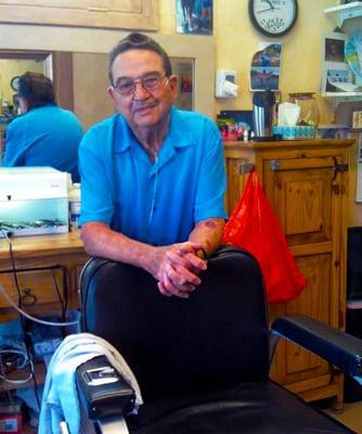 Johnnie, one of our amazing barbers