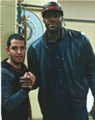 Lebron James with Niv from Genesis Watches & Jewelry