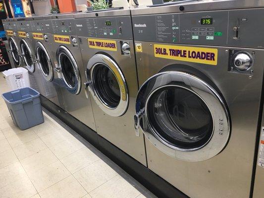 Extra large wash machines