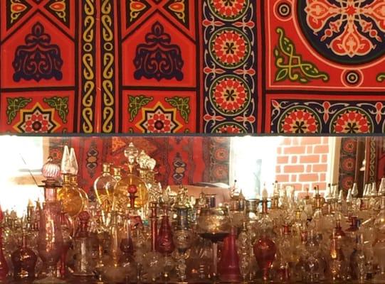 Perfumes hand distilled in Egypt