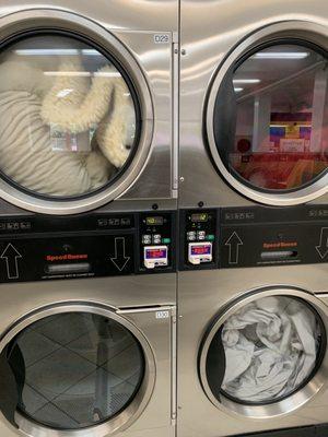 Dryers at Lee's laundry