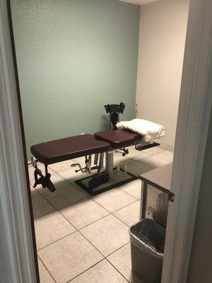 Treatment room.