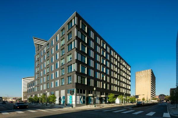 The Beacon's beautiful facade greets a New Orleans morning in this photo!