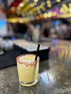 pineapple margarita with tajin