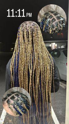 Medium Knotless Braids