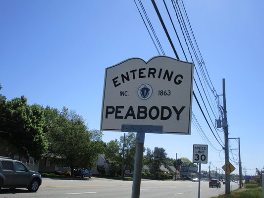 Entering Peabody from Danvers.