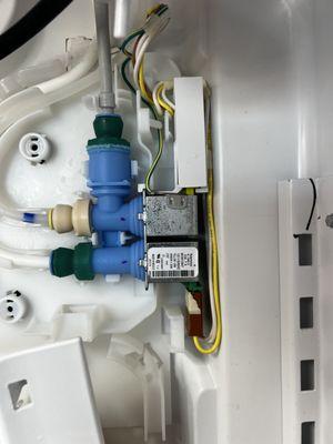 GE refrigerator was bad water valve