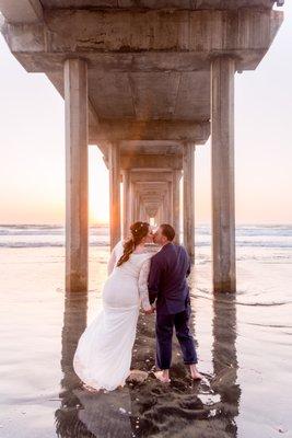 La Jolla Pier Wedding