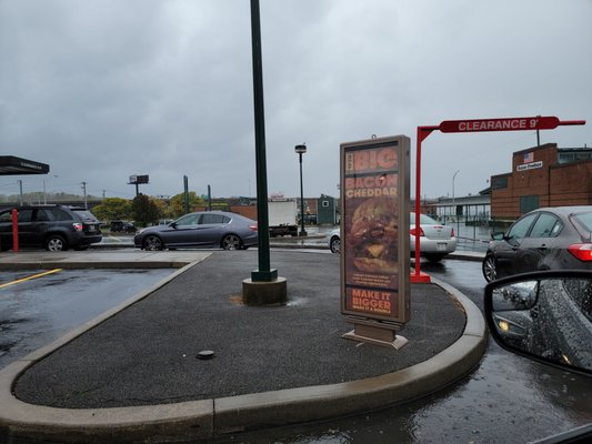 Drive-through at 1 o'clock on Sunday afternoon - backed up by about a dozen cars