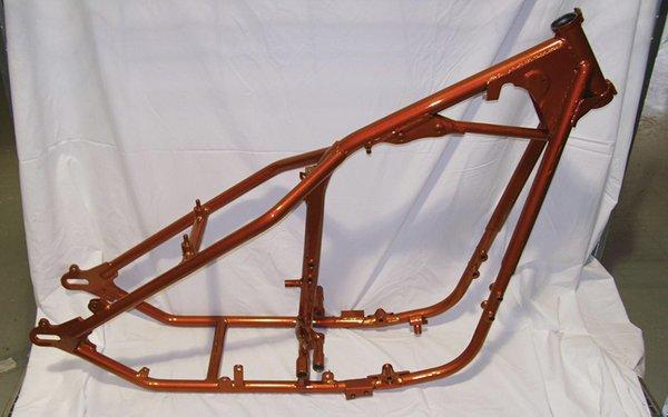 Powder Coated Motorcycle Frame