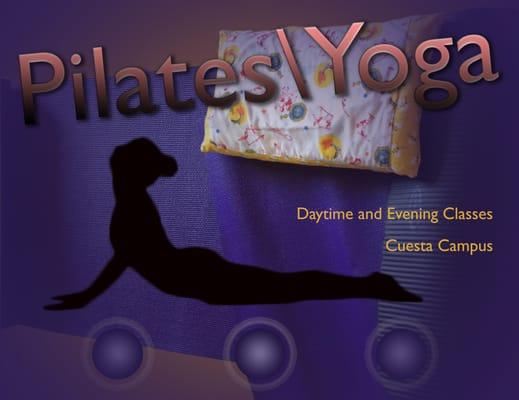 Pilates\Yoga flyer created using techniques learned in Photoshop class