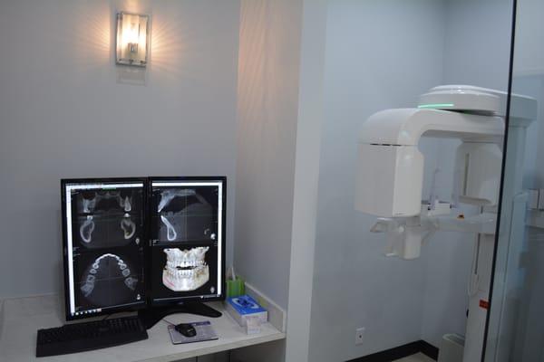 High Res Digital Pano and Cone Beam reduces the time and exposure to radiation while providing a superior image.