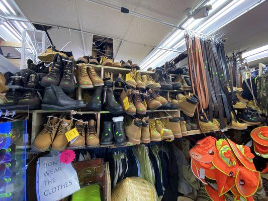 Need Work Boots? Try the Superman Gas Station! lol