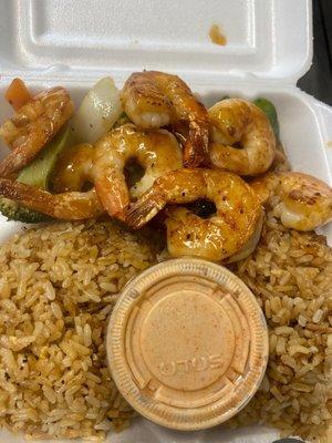 Hibachi shrimp