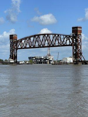 View from across the river