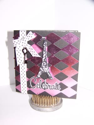 Celebrate Paris inspired card www.pbandjdesigns.co (Birthday Card)