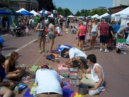 East Aurora Sidewalk Festival celebrates local businesses, artists, vendors and more every July.