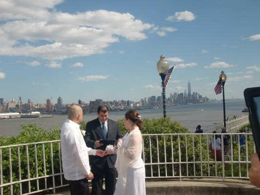 Celebrate your wedding at the park, NYC view, by a lakeside, venue, or your backyard.