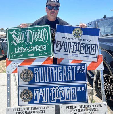 New San Diego Signs now Available!