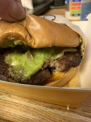 Hairy Guacamole Burger