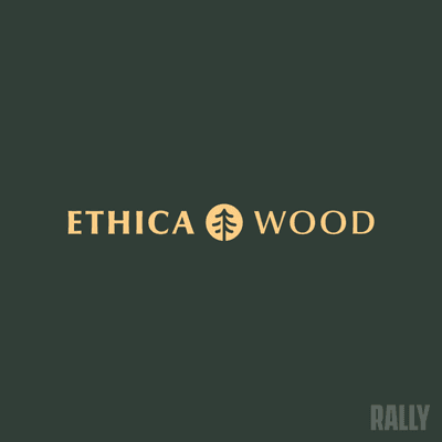 Logo and brand identity for a reclaimed wood brand. They offer top-quality recycled wood products while restoring forests. By Brendan Jiu