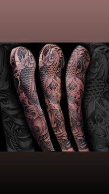 Koi fish sleeve by Mike