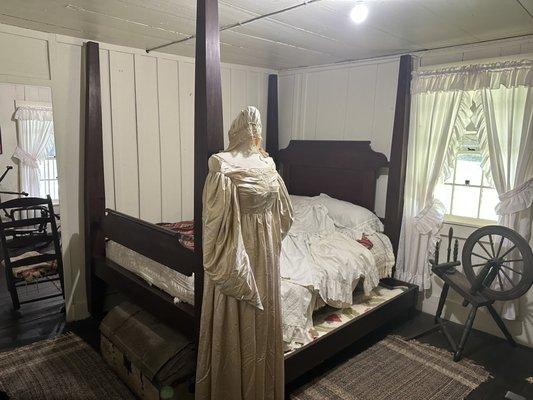 Bedroom Inside Historical House