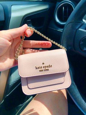 The mini pink coin purse