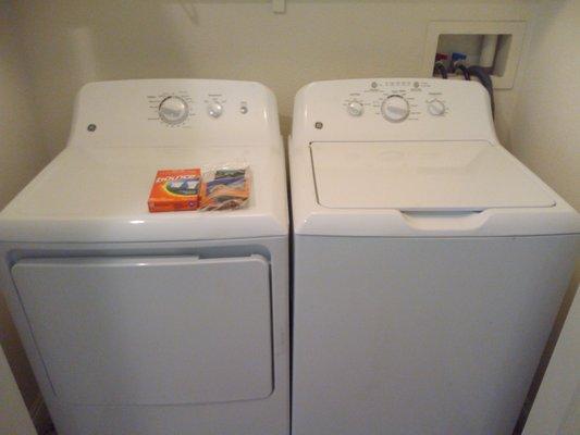 Brand new washer and dryer