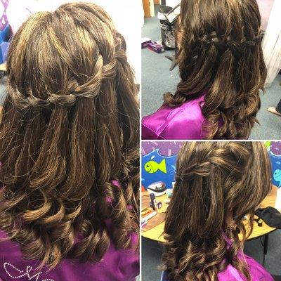 Bridesmaid updo