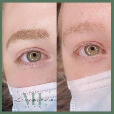 Natural & Fluffy Microblading