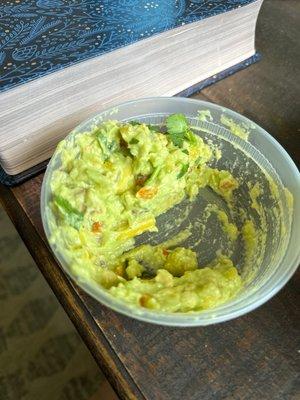 Hawaiian guac, half eaten