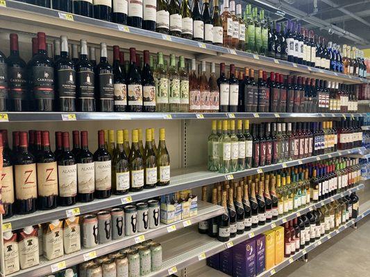 Wine section