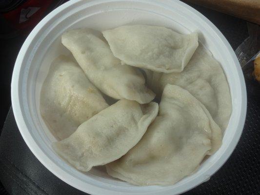 Steamed dumplings, at New China Star in Torrington, CT.