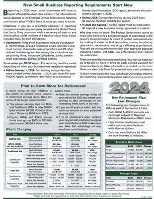 Page 2 of the latest quarterly newsletter.