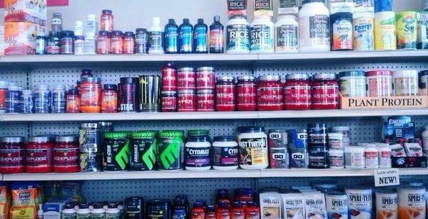 Great selection of protein powders!