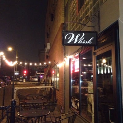 Whisk is located across from Zola and next to Sarnac Commons