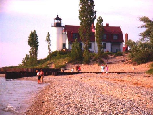 Point Betsie on Lake Michigan