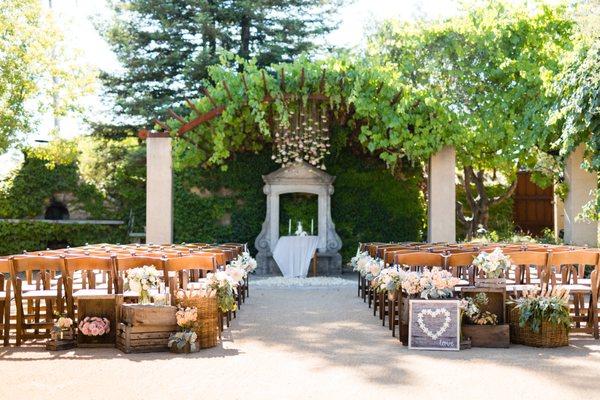 Roma & Tim's gorgeous Ramekins wedding in Sonoma. Flowers by Miss Meliss Floral Design. Planning and coordination by Yesenia from Ooh La La.