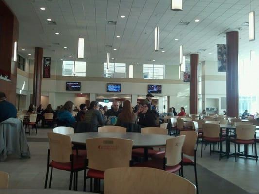 The new cafeteria