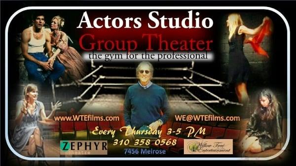 Actors Studio Group Theater is a GYM for the Professional Actors